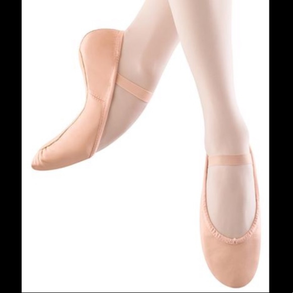 Bloch 205L Soft Leather Ballet Shoes Pink NEW FINAL SALE
